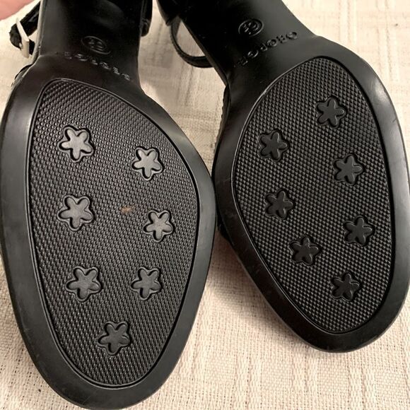 George Black Leather Heels  - Picture 8 of 9